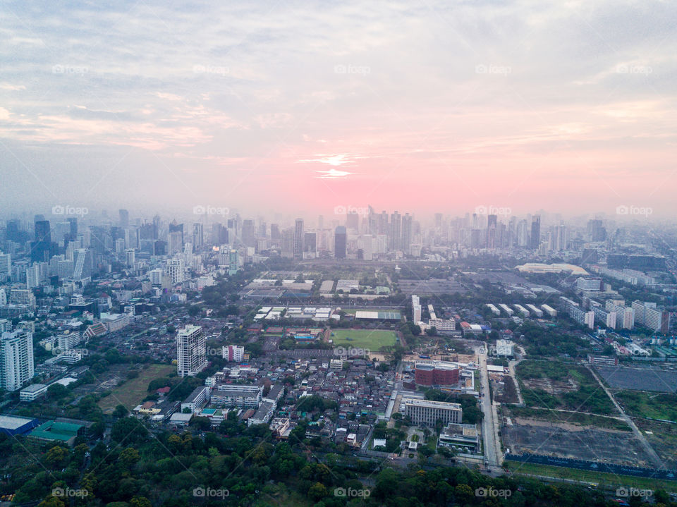 Sunrise in Bangkok 