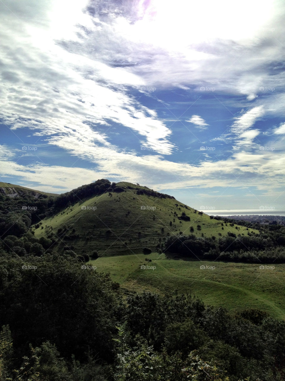 landscape sky hill cloudy by dannytwotaps