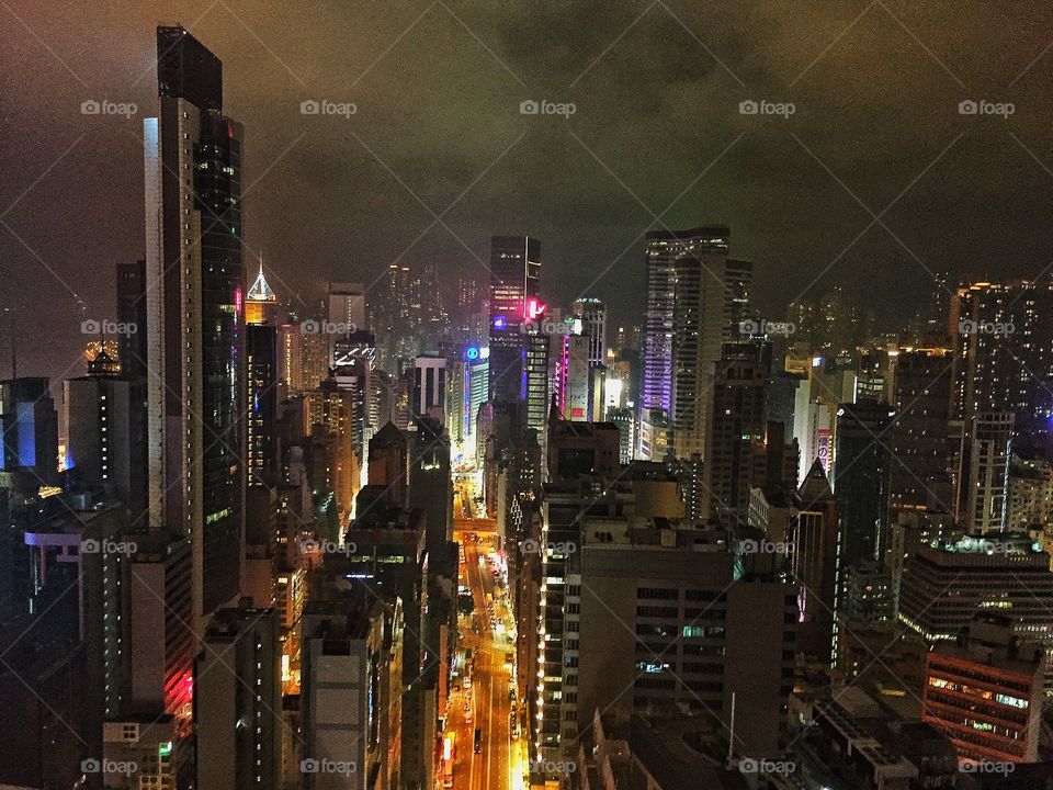 Hong kong skyline