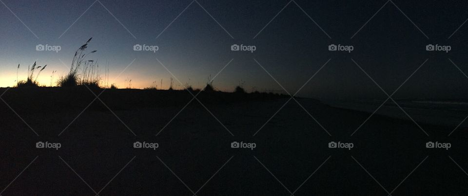 St Augustine beach sunset 