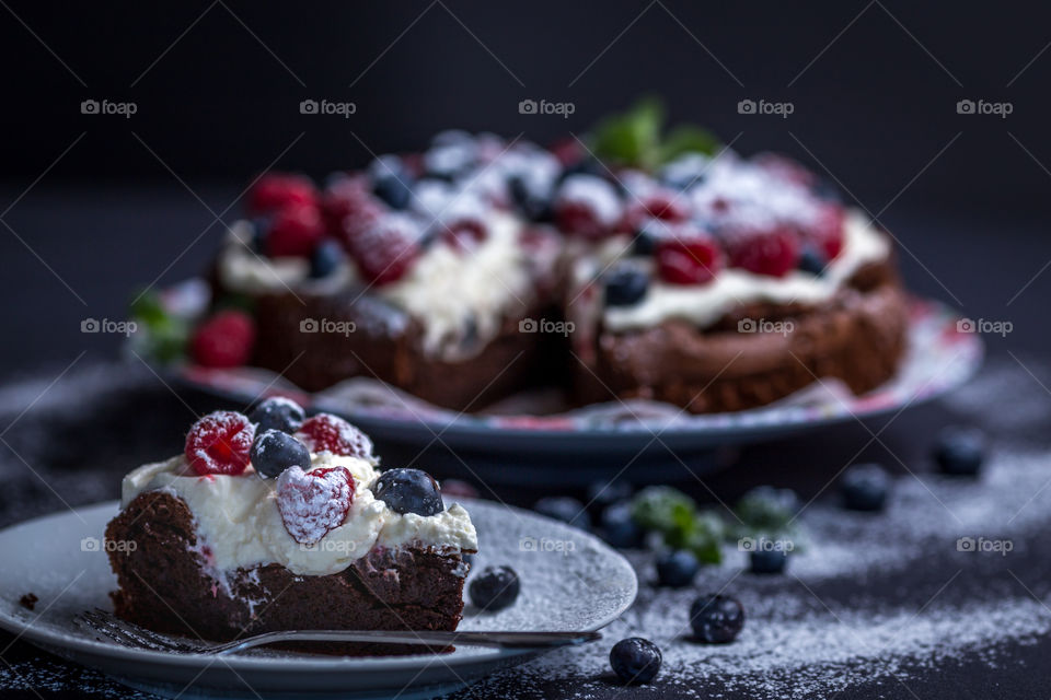 Close-up of cake