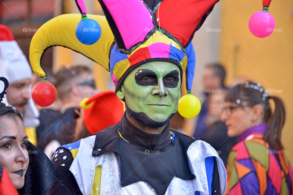 carnival parade. people. portrait