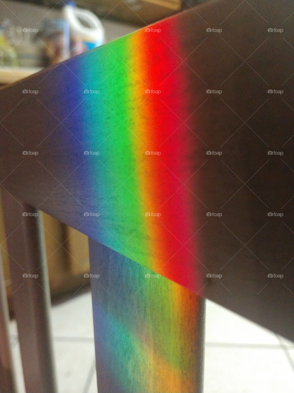 Rainbow on Wood