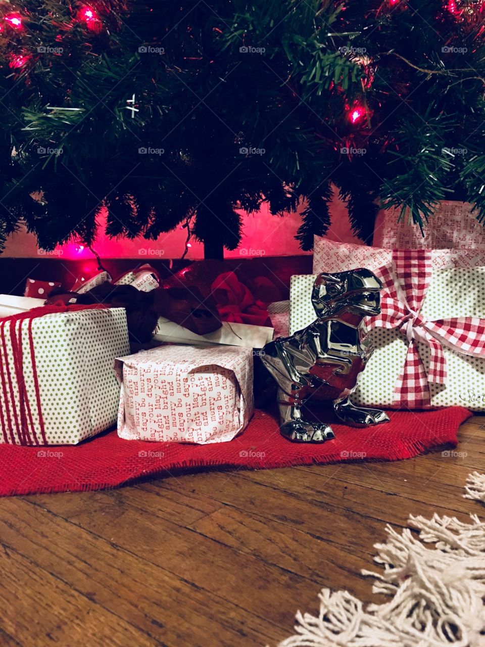 Presents under the tree