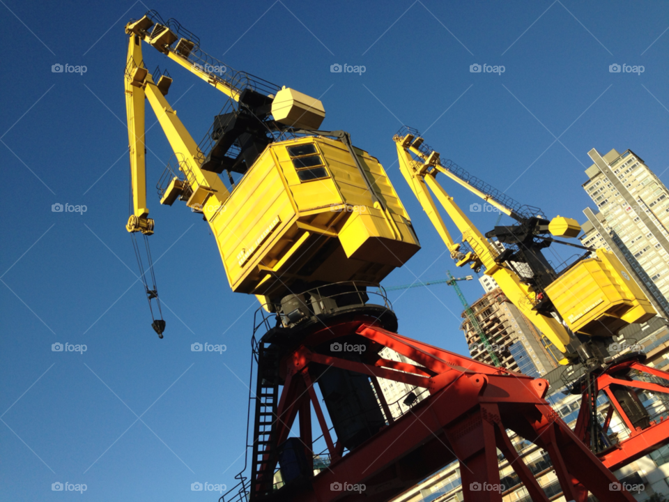 harbour crane argentina buenos aires by twister
