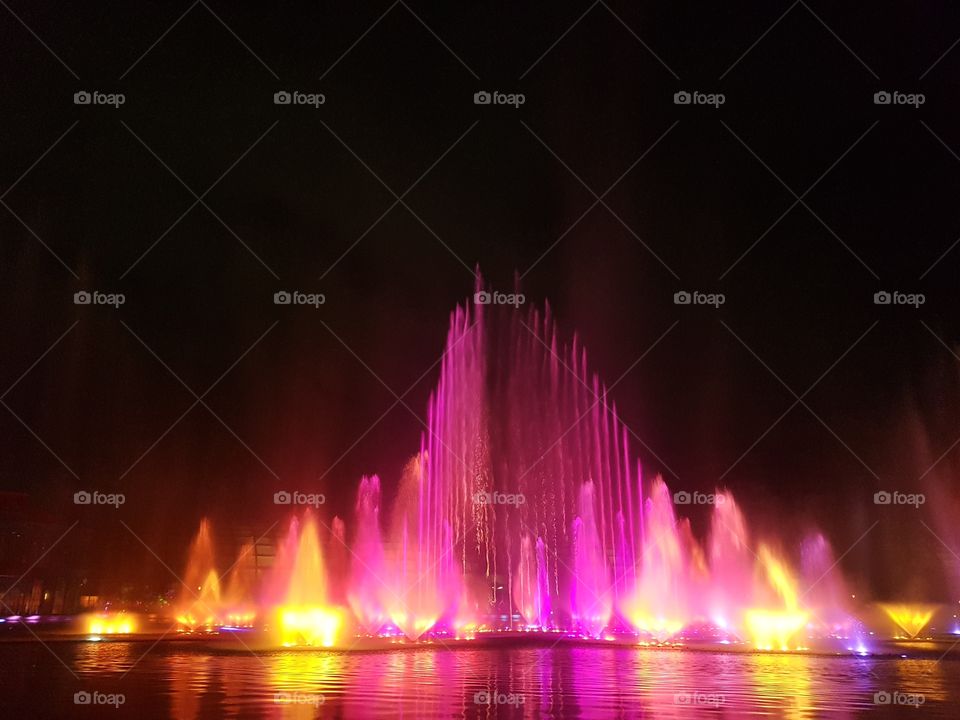 musical fountain