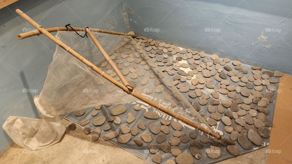 Fishing tools used by ancestors in Taitung