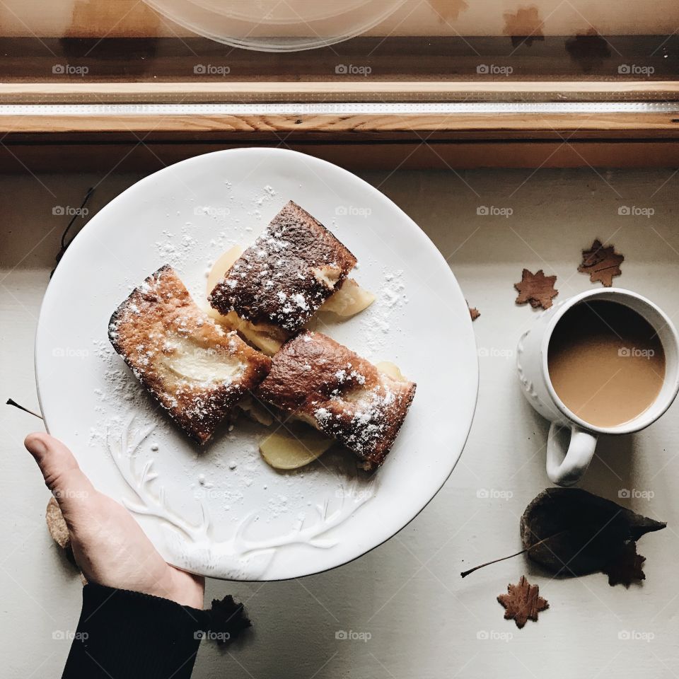 Apple pie and coffee