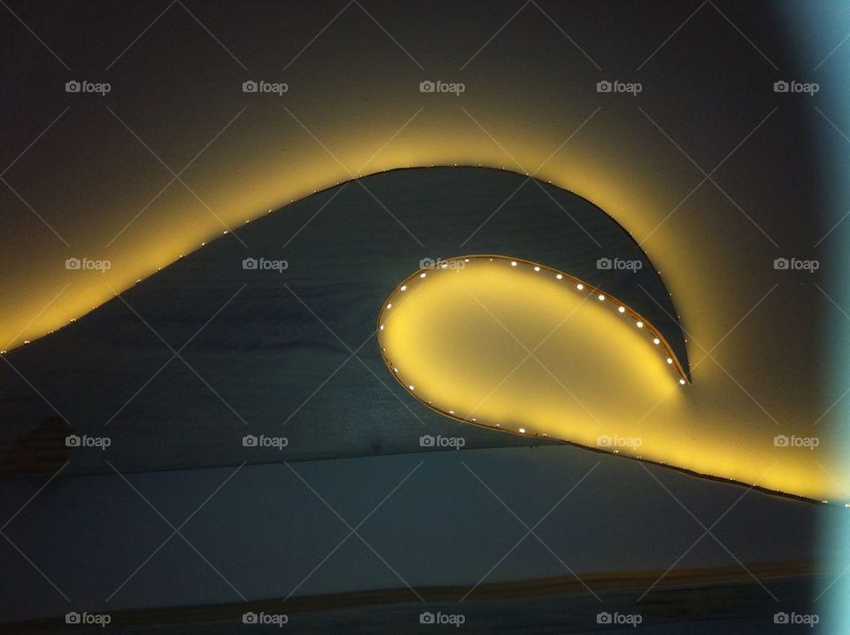 Bedroom, lighting wave, surftrip Portugal.