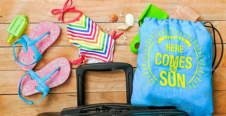 Suitcase for holiday