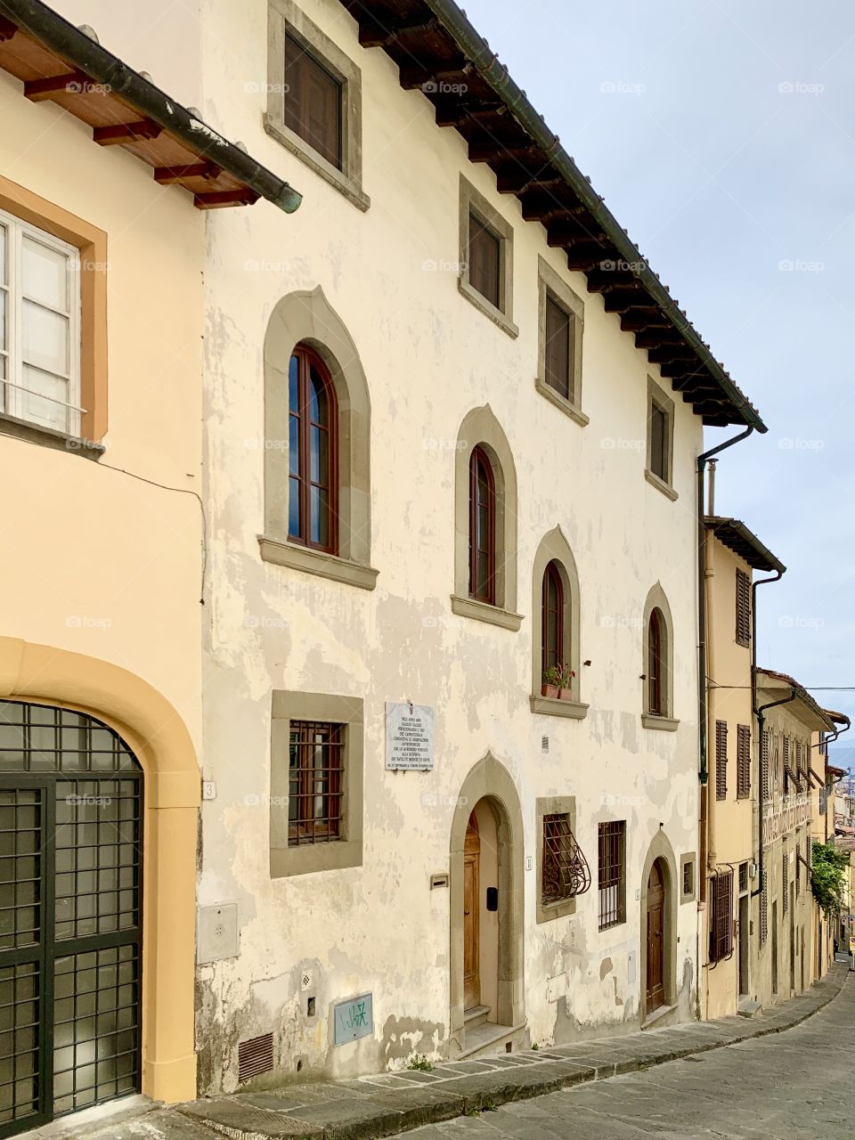 the house in Florence where Galileo Galilei perfected the use of the telescope and made the astronomical observations
