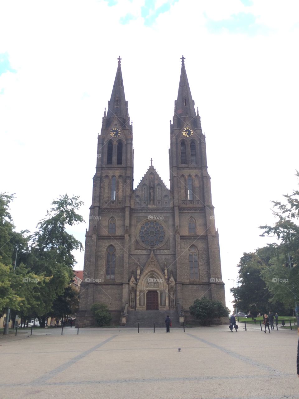 Church at Náměstí Míru. Church at Náměstí Míru in Prague