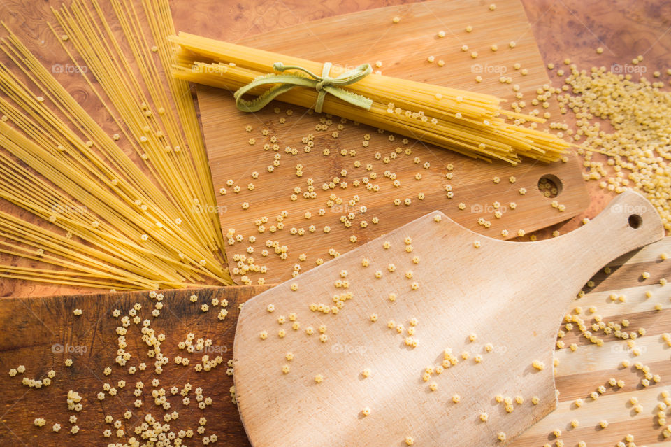 Different types of pasta