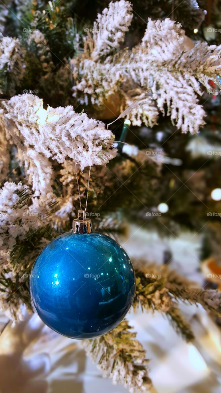 Blue bauble