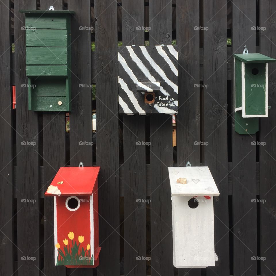 Artsy mailboxes in Stockholm