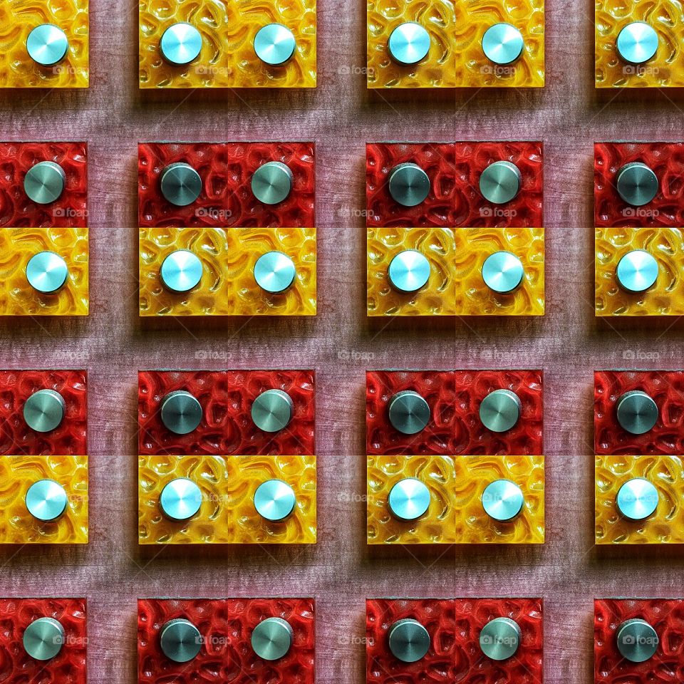 Colorful wall panels