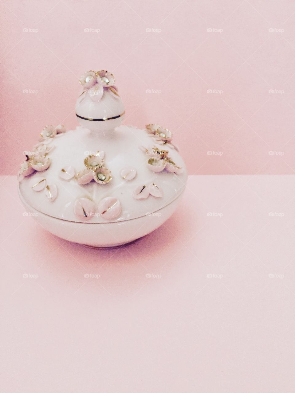 Antique Pink Porcelain