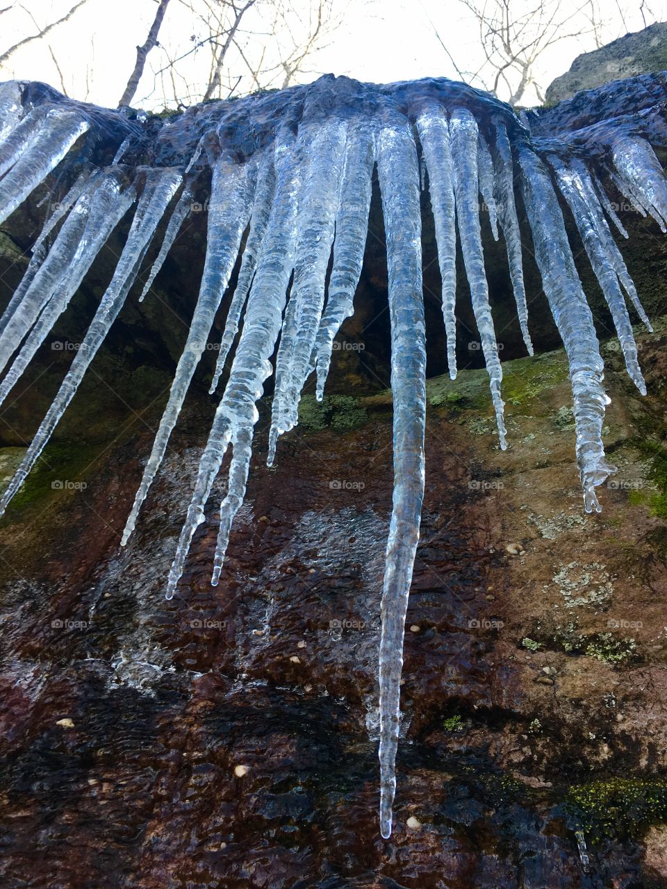 Hiking around Foster Falls in South Cumberland State  Park in Tennessee