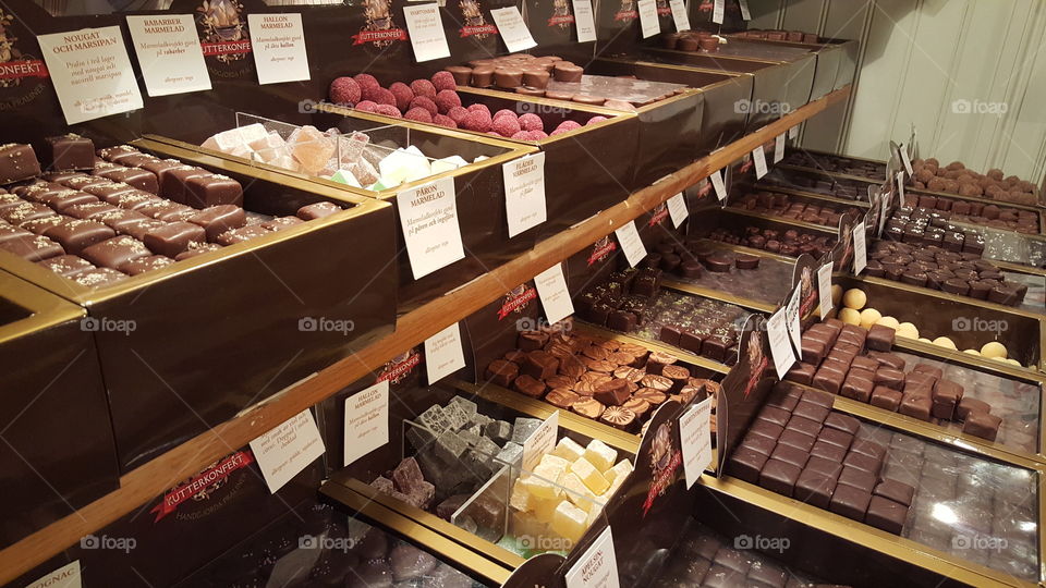 Chocolate, Food, Candy, Market, Stock