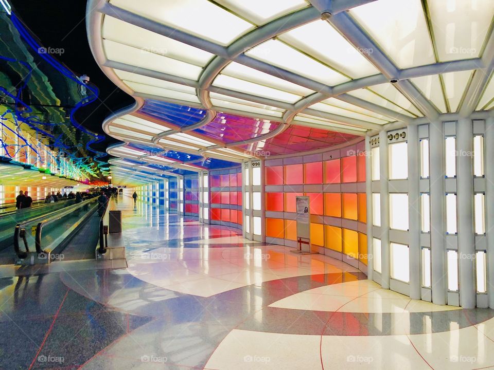 Travel to the most colorful place you can find. 