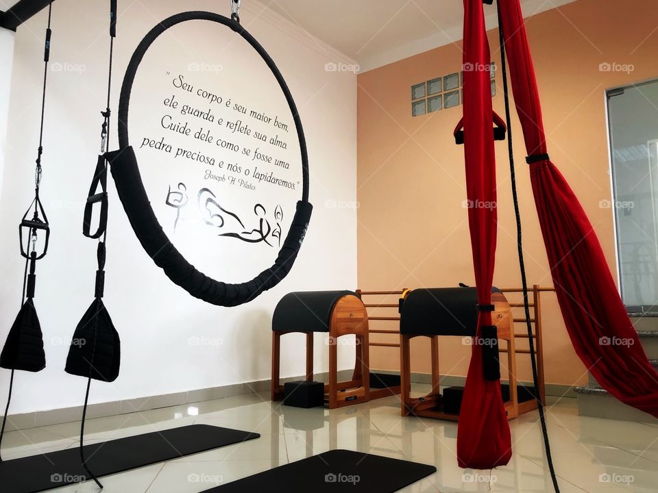 Pilates equipment... “Your body is your most priceless possession; you've go to take care of it as s gemstone and we will carve it”, by Joseph Pilates. Pilates: a great way to stay fit - body and mind.