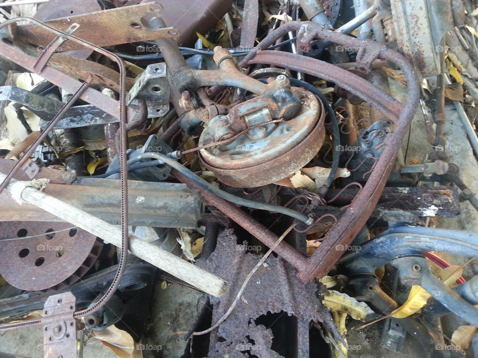 rusted remains