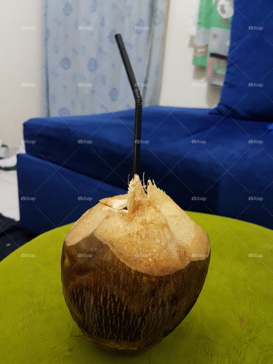 sometimes all you need is to relax and enjoy a fruit drink at home.