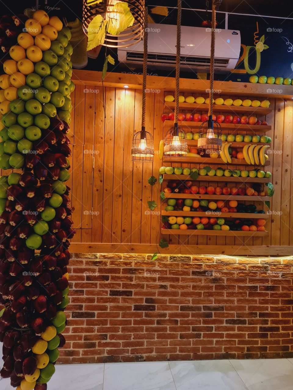 Nice day with mixed fruit juice