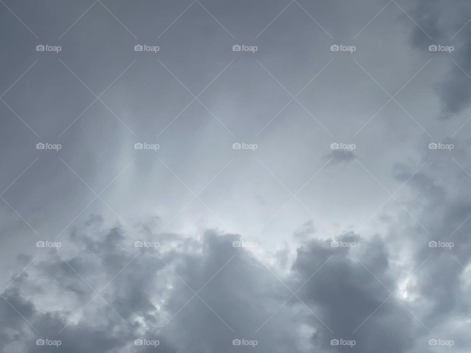 Cloudy sky just before a monsoon