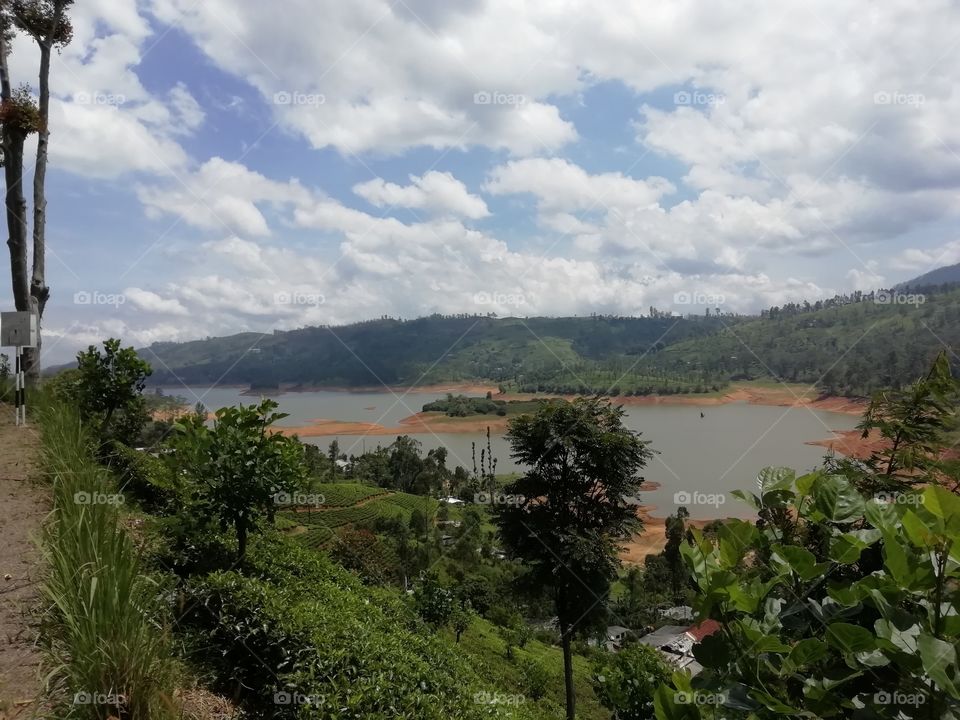 Beautiful view of a reservoir