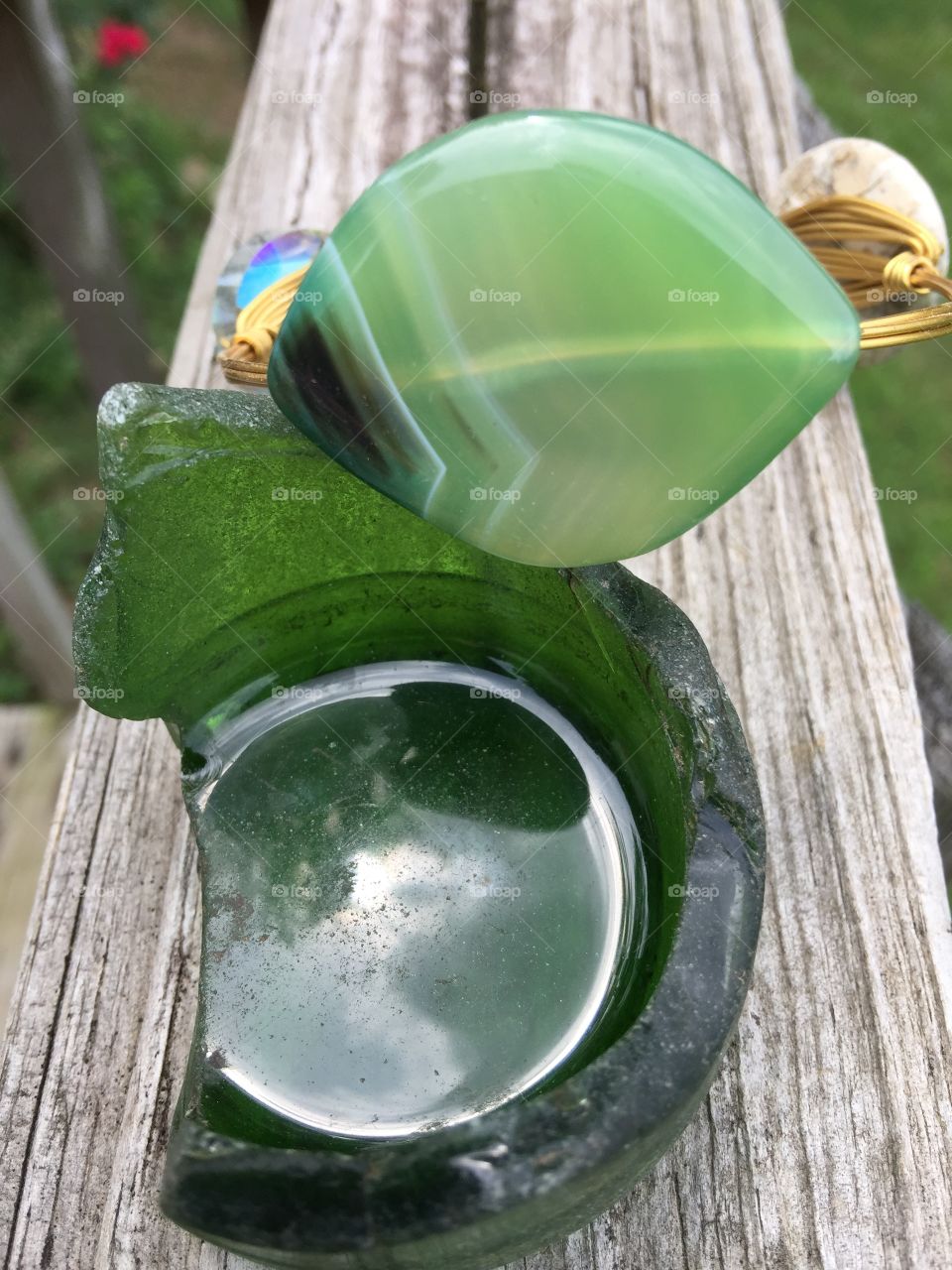 Green glass