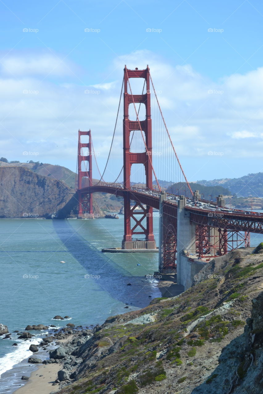 Golden gate bridge in San Francisco, California