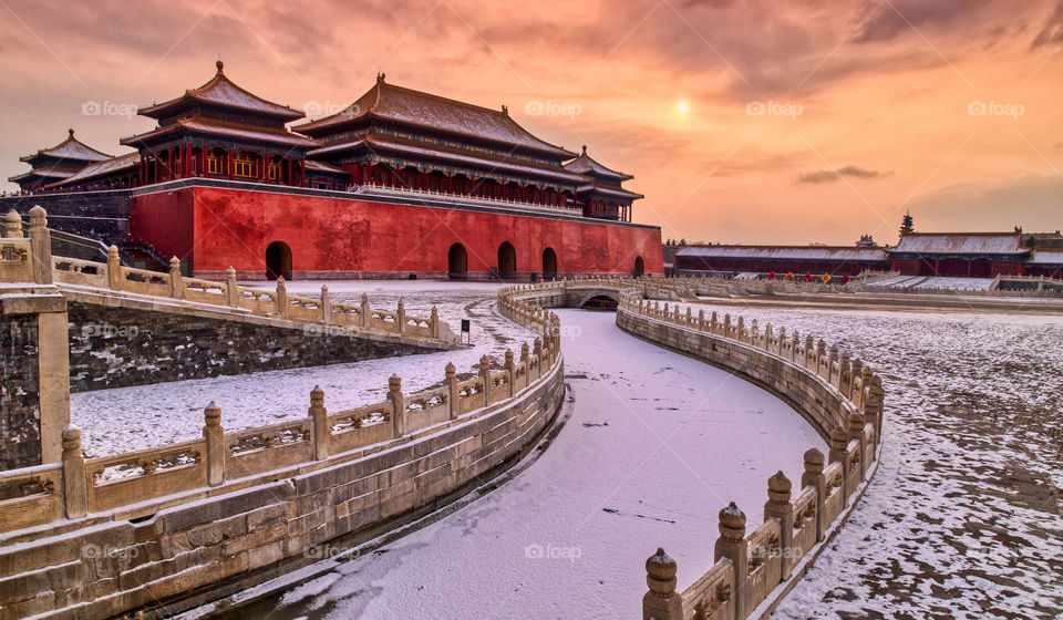 Forbidden City after the snow