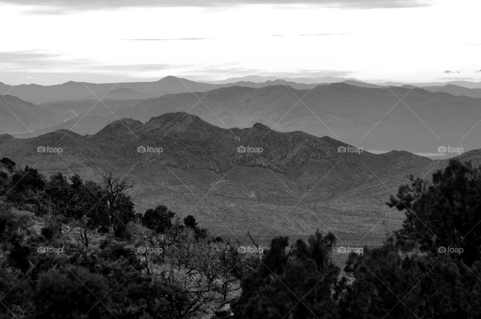 Distant view of mountains