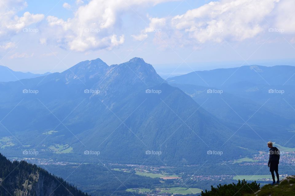 Beautiful mountain ranges in Salzburg Austria