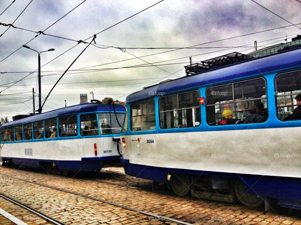 riga tram transport by penguincody