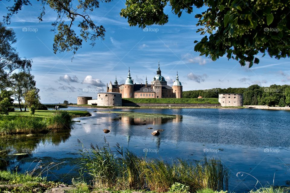Distant view of a castle