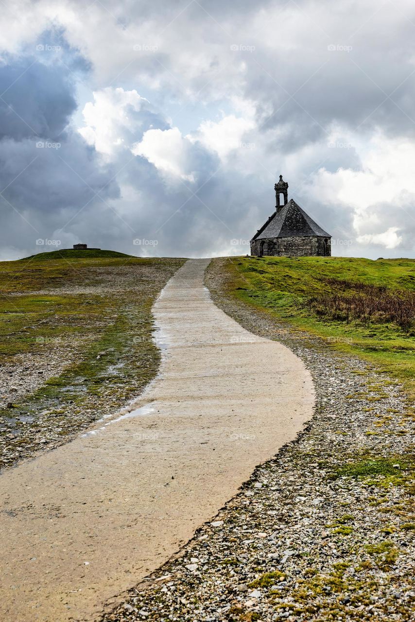 Chapel in britanny in France 