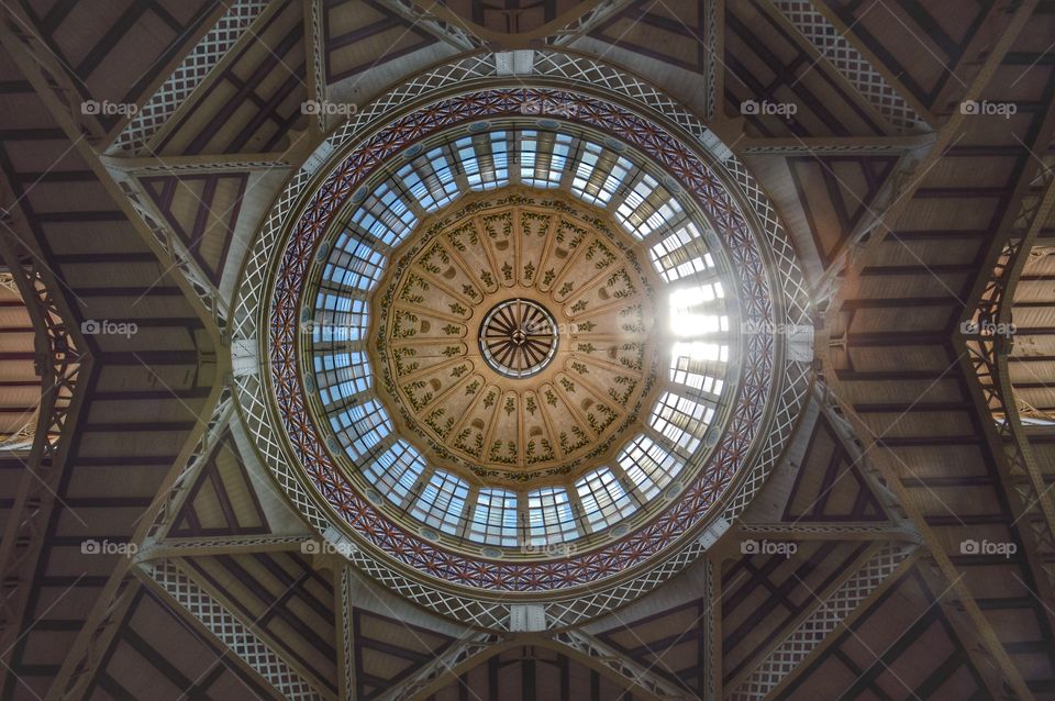 Cúpula del Mercado Central (Valencia - Spain)