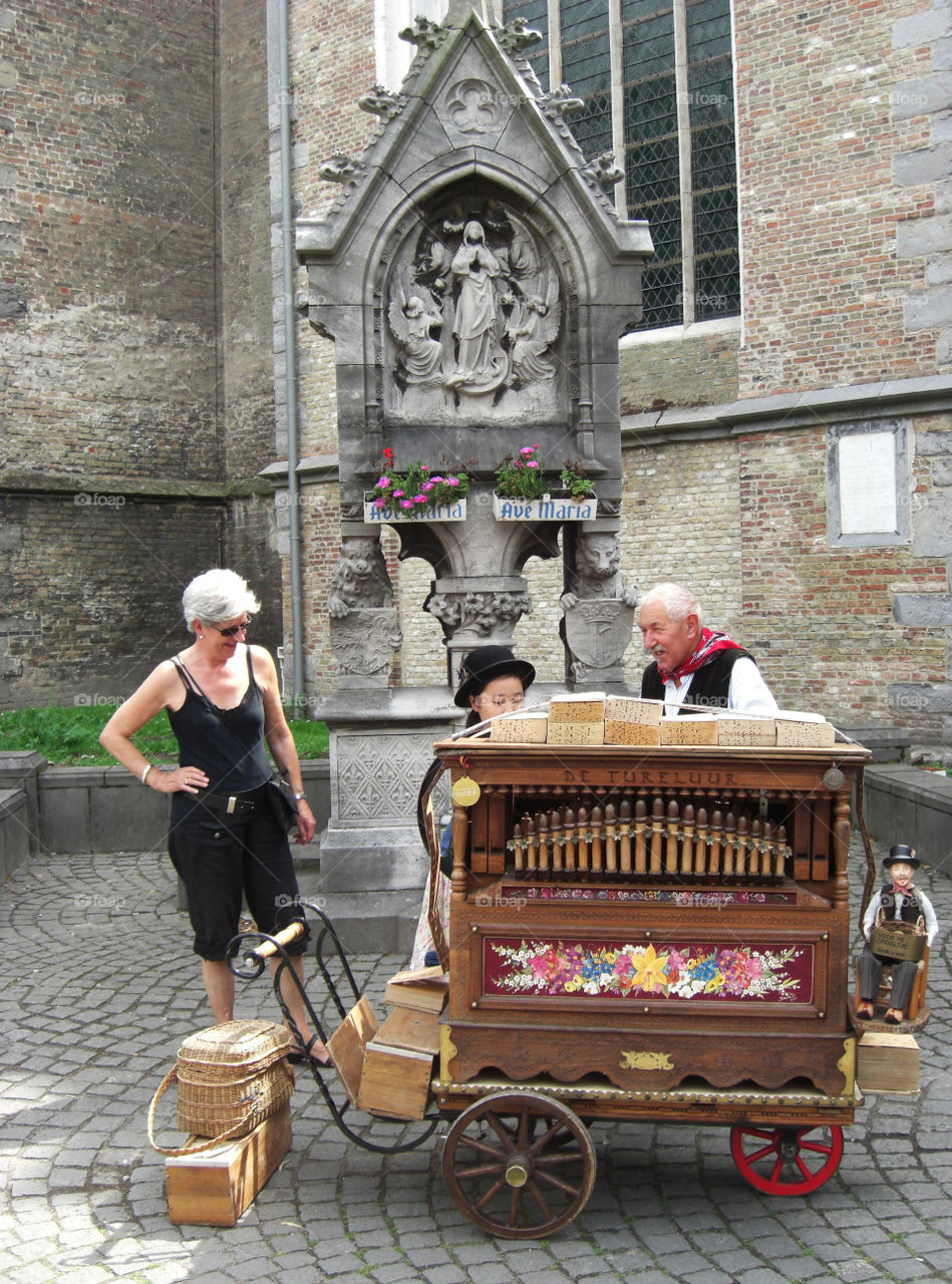 Old Street music box - Bruges - Belgium