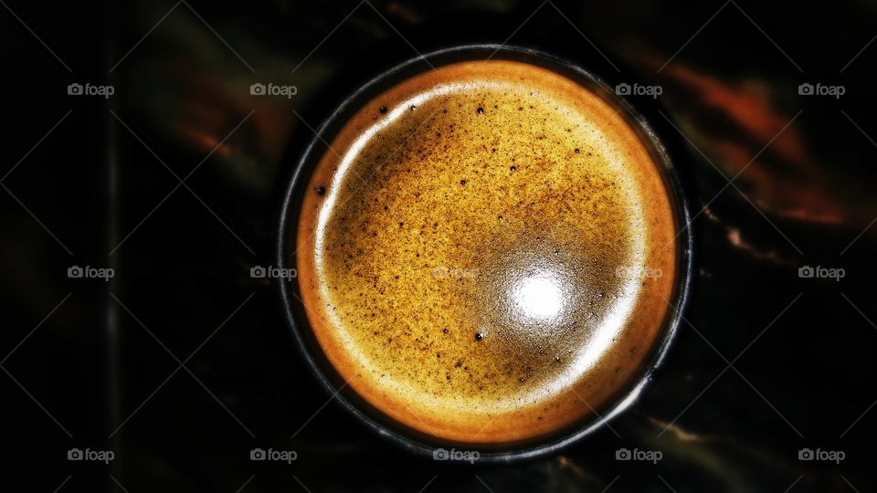 Close-up of a coffee cup