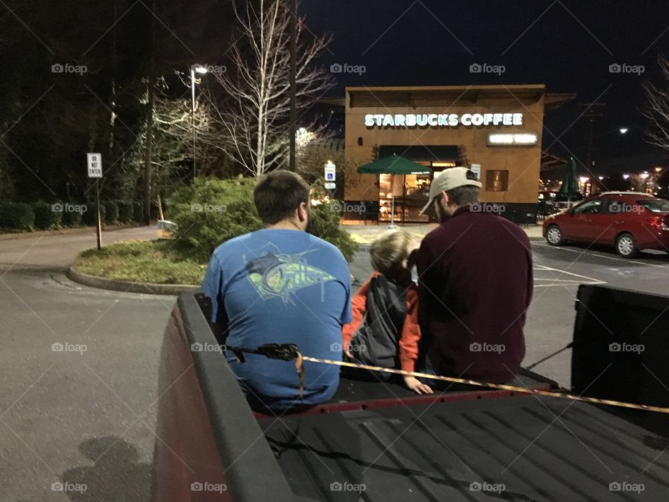 Tailgating at Starbucks 😂