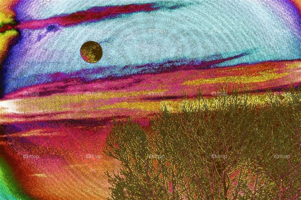 Abstract Moon