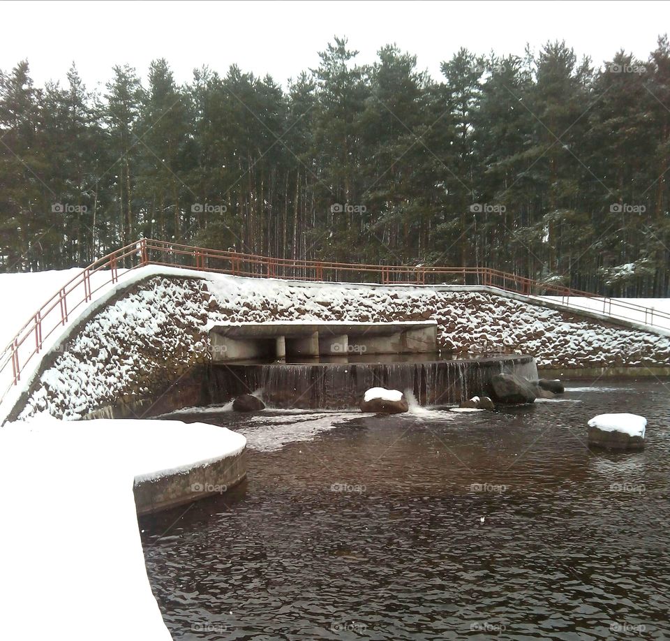 Water, No Person, Nature, Architecture, Bridge