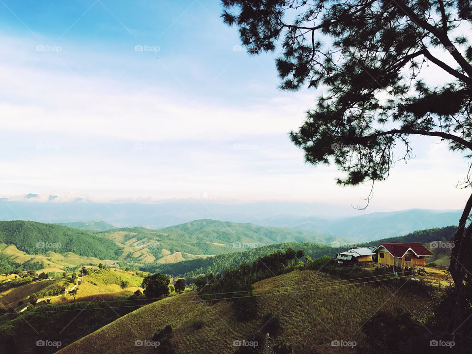 Like this is my dream to have a house in the place like this, fresh air, green view surrounding. What a life!