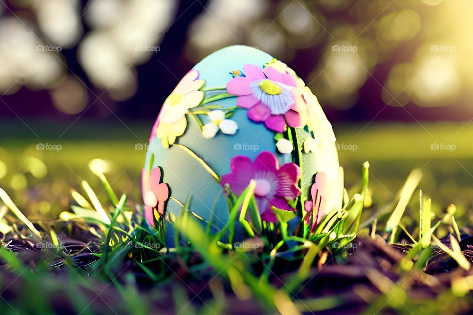 Easter feast, Easter eggs, colored eggs, Spring, Egg