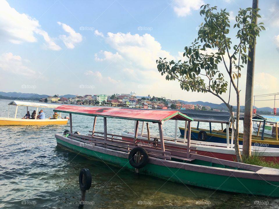 Water taxi in Guatemala 