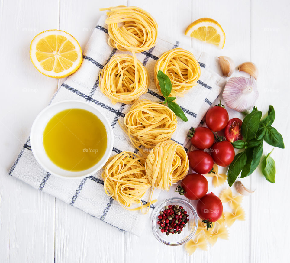 Italian food ingredients 