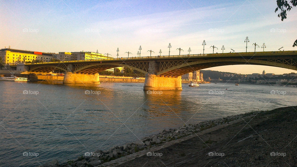 The Margaret Bridge over Danube