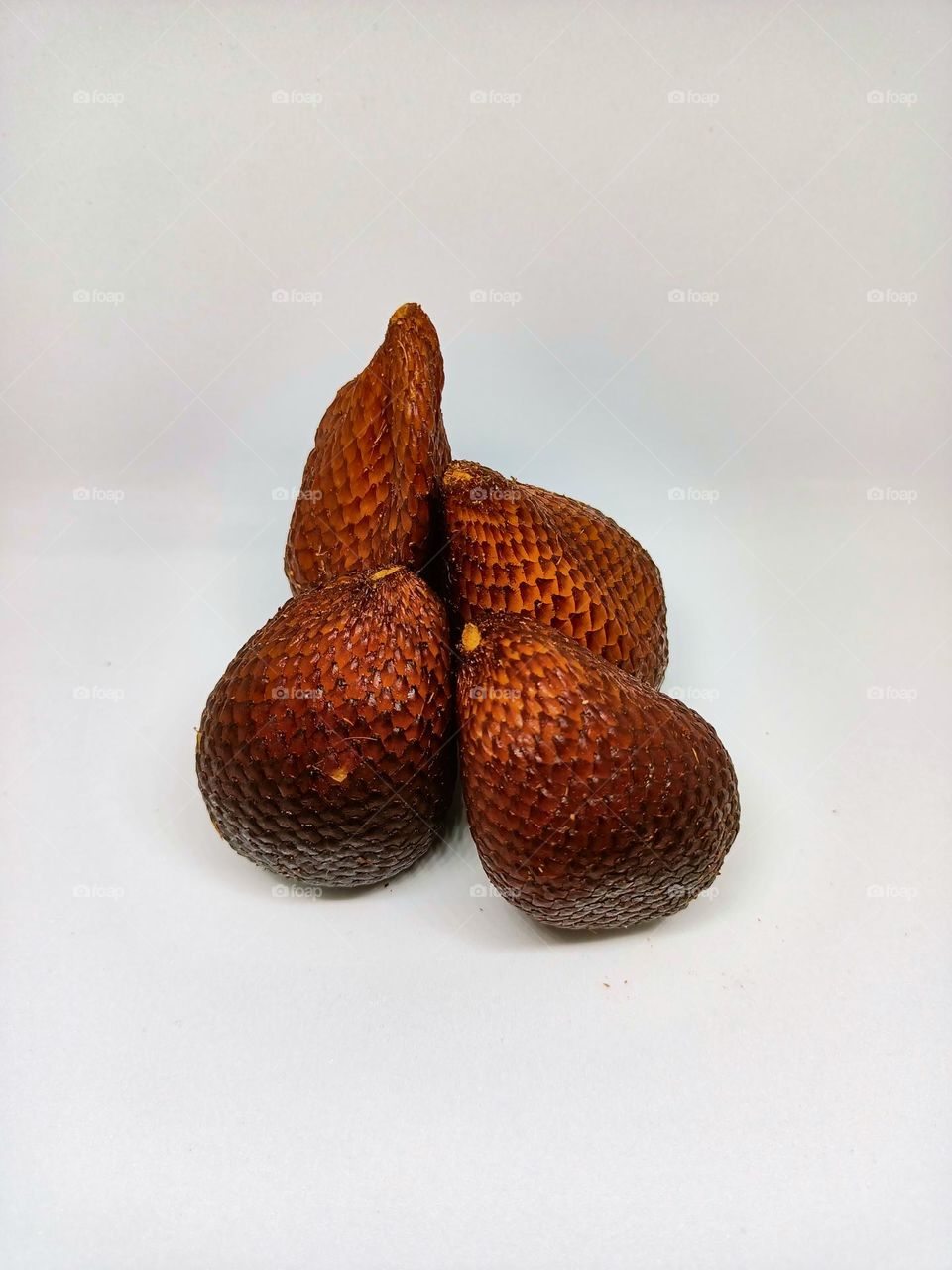 Snakefruit isolated on the white background